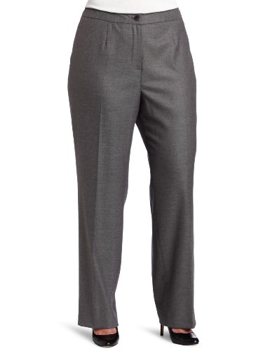 Best Price Jones New York Women's Plus-Size Melange Flat Front Pant