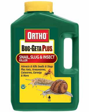 SCOTTS 0462510 BUG GETA PLUS SLUG/SNAIL & INSECT KILLER 3LB (pack of 9)