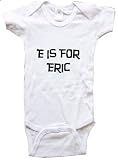 E IS FOR ERIC / Hurry Up - Name-series - White or Blue Onesie / Baby T-shirt