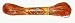 Fluorescent Orange w/ Gold Holographic CraftLace Hank