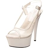 IMAGE OF The Highest Heel Women's Piping Hot Platform Pump,White Patent,5 M US
