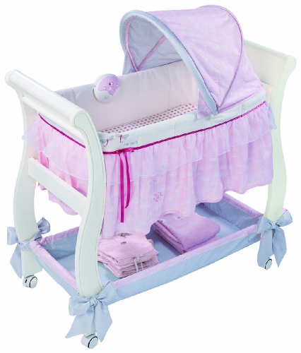 Great Features Of Summer Infant Carter's Classic Comfort Wood Bassinet, Pink/White