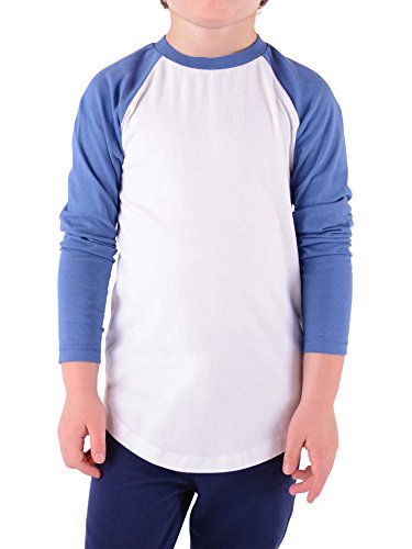 Colored Organics Boys' Organic Toddler Classic Baseball Tee Long Sleeve