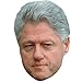 Bill Clinton Celebrity Mask, Cardboard Face and Fancy Dress Mask