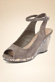 Footglove™ Fashion Suede Ankle Strap Wedge Shoes