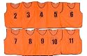 YUTAKA(ユタカ) ビブス サッカーベスト 2-11番号入 10枚セット 大人高校生用