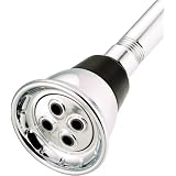 Buy Alsons 653CPK Fluidics Water Saving Shower Head with Metal Ball Connector, Chrome by Alsons