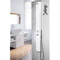 ALU Duschpaneel mit Regendusche und Massaged�sen in Weiss von Sanlingo