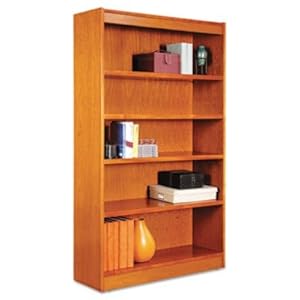 ALEBCS56036MC - Best Square Corner Wood Veneer Bookcase