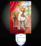 Chef with Wine Decorative Night Light