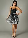 Gathered Glitter Dot Formal for Bridesmaid Formal Prom