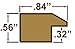 Craig Frames 7171610BK 12 by 18-Inch Poster Frame, Wood Grain Finish, 0.825-Inch Wide, Solid Black