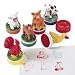 12 Resin Farm Animal Stamps