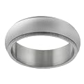Titanium Mens Etched Edge Ring