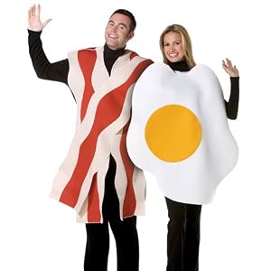 Adult Bacon and Eggs Couples Costume