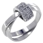 Pugster Size 6 Cz Loop Right Hand Ring