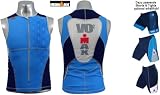 Herren TRI-TOP Ironman SL VO2 Zip-Tank BUNY