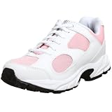 Drew Shoe Women's Flash Athletic Walker,White/Pink,6.5 M US
