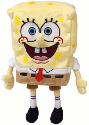 Childrens Toyshop  Toys : Beanie Baby Spongebob Square Pants