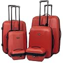 Max Travel 6pc Deluxe Hard Suitcases Set