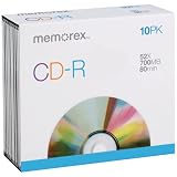 Memorex 700MB 52x CD-R with Jewel Cases (10-Pack)