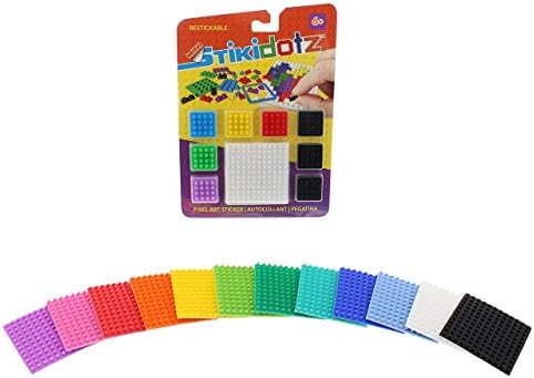 mini STiKidotz Pixel Art Set with12-in-1 MagicPAK, Lemon Yellow