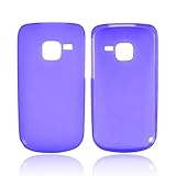 PURPLE For Nokia C3 Crystal Silicone Skin Case Cover