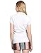 Dickies Girl Juniors Short Sleeve 2 Button Pique Polo,White,Xlarge