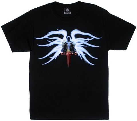 Tyrael - Diablo III T-shirt: Adult Small - Black