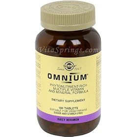 Solgar - Omnium Multiple, 180 tablets