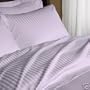 Egyptian Linens 1000-Thread-Count Egyptian Cotton 1000TC Duvet Set and 2 Shams, King, Lavender Damask Stripe 1000 TC