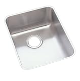 Elkay ELUH1418 Gourmet Lustertone Undermount Sink, Stainless Steel