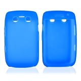 For Blackberry Bold 9700 Silicone Case Rubber Skin Blue
