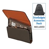 Horizontal Pebbled Leather Pouch Case for Samsung Infuse 4G (Black) (Includ ....