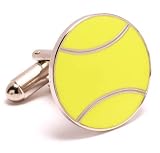 Tennis Ball Yellow Cufflinks Cuff Links new