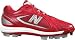 TeamExpress - New Balance Men's Low Baseball Cleats Scarlet / White