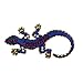 ID 0744 Colorful Lizard Patch Gecko Symbol Craft Embroidered Iron On Applique