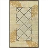 Cabana Joe Bamboo Palm Wool Rug Size: Runner 2' 6