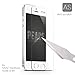 iPhone SE / 5S / 5C / 5 Screen Protector, TOPVISION Crystal Clear [Rounded Edge Tempered Glass] Protective Film - 2PACK