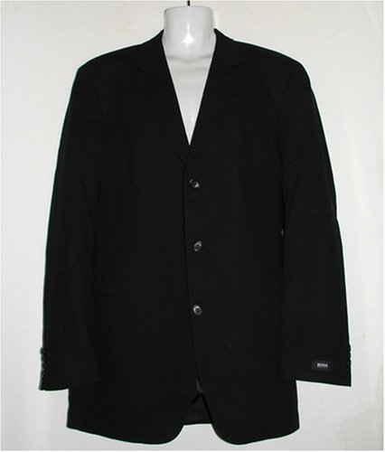Hugo Boss Black Wool Jacket Size 44 New
