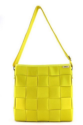 COMELY POLYWOVEN SEAT BELT MESSENGER BAG / BACKPACK