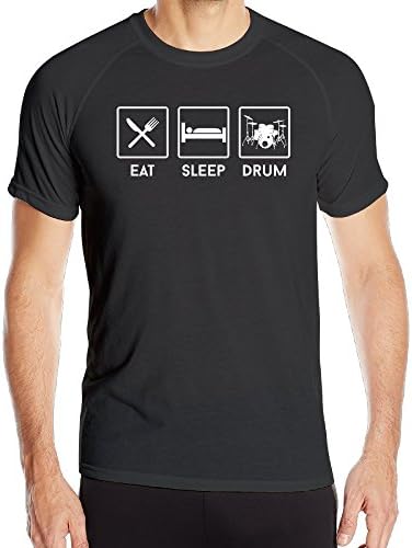 Eat Sleep Drum Popular Men's Quick Dry Sport T Shirt