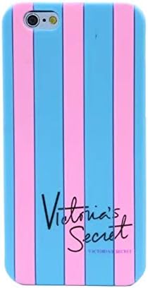 kangweichuang Iphone 7 plus Victoria's Secret PINK Stripe Case,Light blue Victoria's Secret PINK Stripe Back Cover Back Cover Soft Silicone Case for Apple iPhone 7 plus/7s plus
