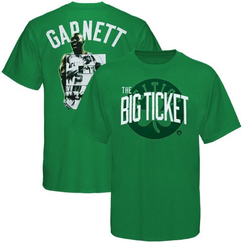 NBA Boy's Boston Celtics Kevin Garnett Notorious HD Tee (Kelly Green, X large)
