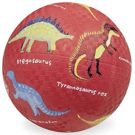 Crocodile Creek Playground Ball - 5 Dinosaurs by Crocodile Creek