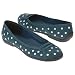 Privo Women's Spot Flat,Navy/White,9 M