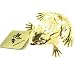 Frog Night Light, 24k Gold Plated W/ Swarovski Crystals