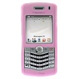 Blackberry 8110 8120 8130 Pearl Full Cover Soft Pink Silicone Skin Cover Case Phone Protector