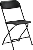 Premium Black Plastic Folding Chair [HF-MC700-GG]