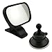 BOGZON Automotive Safety Back Seat Rear View Mirror, Multiple Baby Universal Car Blind Spot Mirror with Clip & Sucker, Easy to Watch Your Children in the Car, Black Color